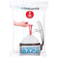Brabantia PerfectFit bags - 20 L (Y) - 40 pcs - Bin Bags