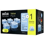 Braun Clean & Renew Cartridges, Pack of 5+1 - Shaver Accessories