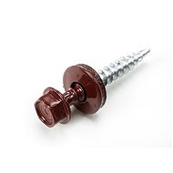 BRAVO Self-tapping screws RAL 3009, 4.8*35, BOX 250 pcs - Thread-Cutting Screws