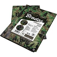 BRADAS Camouflage tarpaulin with eyelets 4×5m 90g/m2 - Tarp Cover