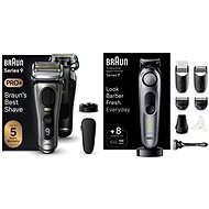 Braun Series 9 PRO+ Dark Grey + Braun Series 7 BT7420 Trimmer - Kit