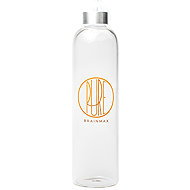 BrainMax Pure Glass Bottle 1 l - Drinking Bottle