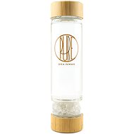 BrainMax Pure Glass Bottle with Crystal 500 ml - Drinking Bottle