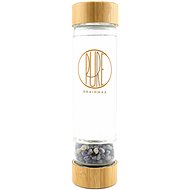 BrainMax Pure Glass bottle with amethyst 500 ml - Drinking Bottle