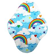 Intimate liner (Cotton knitted) - Rainbow in clouds - Sanitary Pads