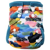 Pocket Diaper (S) - Painted Clouds PAT - Cloth Nappies