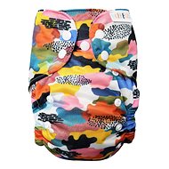 BIO Bamboo Pocket Diaper (M) - Painted Clouds PAT - Nappies