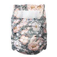 Brebergs Ai2 BIO (M) - Sparrow in roses SZ - Cloth Nappies