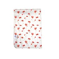 Changing mat (PUL) - Poppy, grey velour - Changing Pad