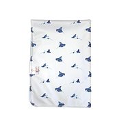 Changing mat (PUL) - Rejnoci, light blue velour - Changing Pad