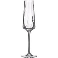 BOHEMIA ROYAL CRYSTAL Set of sparkling wine glasses Crystal Winestar Spirale 160 ml 6 pcs - Glass