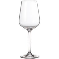 BOHEMIA ROYAL CRYSTAL Set of white wine glasses Globo 490 ml 4 pcs - Glass