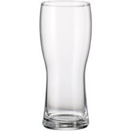 BOHEMIA ROYAL CRYSTAL Set of beer glasses Prague 300 ml 6 pcs - Glass