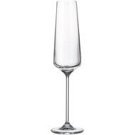 BOHEMIA ROYAL CRYSTAL Set of sparkling wine glasses Sora 190 ml 6 pcs - Glass