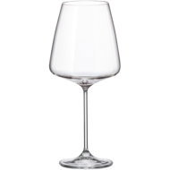 BOHEMIA ROYAL CRYSTAL Set of red wine glasses Sora 650 ml 6 pcs - Glass