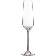 BOHEMIA ROYAL CRYSTAL Set of sparkling wine glasses Globo 210 ml 4 pcs - Glass