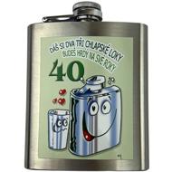 DIVJA Gift flask Dáš si dva tři guyské lokky - 40 ml 200 ml - Hip Flask