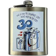 DIVJA Gift flask Dáš si dva tři guyské lokky - 30 ml 200 ml - Hip Flask