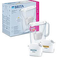 Brita Style Essential +2 Maxtra Pro filters (Hard Water and Pure Performance), 2.4 l, white - Filter Kettle
