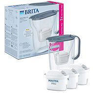 BRITA Style Essential 24 l grey-blue + 3 x PO - Filter Kettle