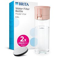 BRITA Fill&Go Vital 0,6 l apricot + 2 × microdics 2024 - Water Filter Bottle