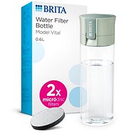 BRITA Fill&Go Vital 0,6 l green + 2 × microdics 2024 - Water Filter Bottle
