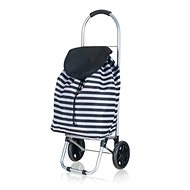 BRILANZ shopping bag on wheels 87 × 35 × 28 cm, black stripe - Shopping Trolley