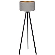 Brilagi Velvet 1× E27 max. 60 W wenge/gray wood - Floor Lamp