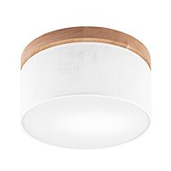 Brilagi - BELLADONNA 1×E27 diameter 30 cm white/oak - Ceiling Light