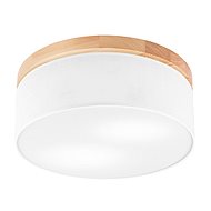 Brilagi - BELLADONNA 2×E27 diameter 40 cm white/pine - Ceiling Light