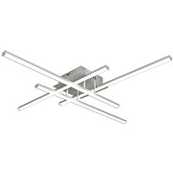 Brilagi LED Ceiling Light Stripes LED/37W/230V silver - Ceiling Light