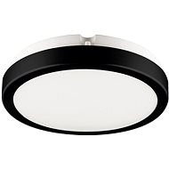Brilagi Bathroom ceiling luminaire PERA LED/12W/230V diameter 18 cm IP65 black - Ceiling Light