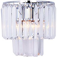 Brilagi LED Crystal wall lamp MOZART 2× E14 40 W glossy chrome - Wall Lamp