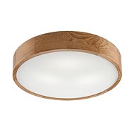 Brilagi LED Ceiling lamp CARVALHO 3× E27 60 W oak diameter 47,5 cm - Ceiling Light