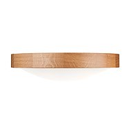 Brilagi LED Ceiling lamp CARVALHO SLIM 2× E27 60 W oak diameter 37 cm - Ceiling Light