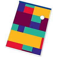 Papírny Brno Grid notebook A4 clear, 50 sheets, white - Notepad