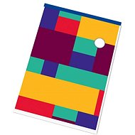 Papírny Brno Grid notebook A5 clear, 50 sheets, white - Notepad