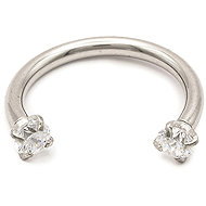 BRUNO Piercing podkova Křišťálový Dotek - Piercing