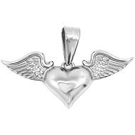BRUNO Srdce s křídly 3 cm - Charm