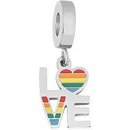 BRUNO colourful hanging charm for a bracelet – Love - Charm