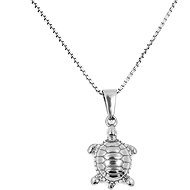 BRUNO stainless steel turtle + chain - Charm