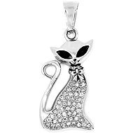 BRUNO Cat with rhinestones - Charm