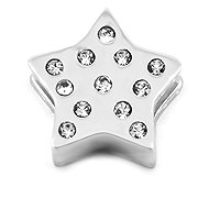 BRUNO Star with stones flat bracelet charm - Charm