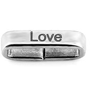 BRUNO charm for flat bracelet Love, width 0.25cm - Charm