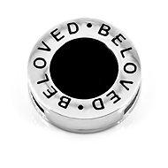 BRUNO Beloved black charm for flat bracelet - Charm