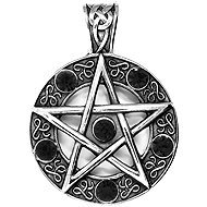 BRUNO Pentagram s kamínky černý - Charm