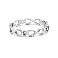 BRUNO Infinity with rhinestones, size 5 (EU 49-51) - Ring