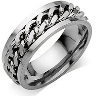 BRUNO ring with spinning chain size 12 (EU 66.5–68.5) - Ring
