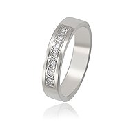 BRUNO Bright with stones size 5 (EU 49-51) - Ring