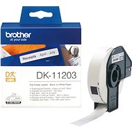 Brother DK SINGLE LABLE ROLLS F/ QL-500 550 300PCS/RL 17X87MM - Paper Labels